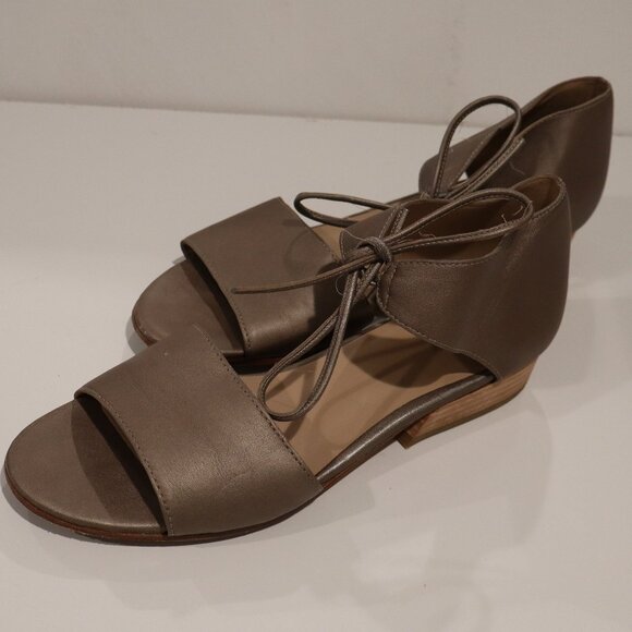 Eileen Fisher Vero Cuoio Open Toe flats - Size 8 EXCELLENT CONDITION! - Picture 8 of 8